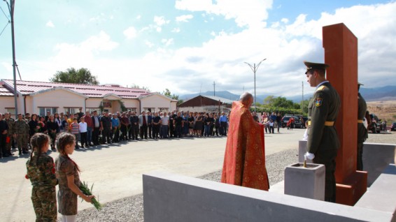 Բացվել է պատերազմում զոհված բերքաձորցիների հիշատակին կառուցված խաչքար-հուշարձան