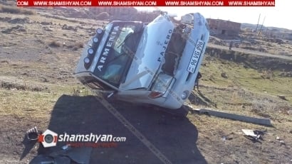 Խոշոր ավտովթար Գեղարքունիքի մարզում. բախվել են 3 մեքենա, մեկը կողաշրջվել է. կան վիրավորներ