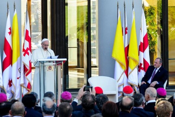 Կաթոլիկ եկեղեցին ցանկանում է իր ներդրումն ունենալ Վրաստանում խաղաղության ու բարօրության գործում. Ֆրանցիսկոս