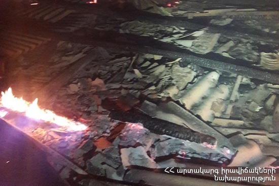 Հրդեհ Բյուրական գյուղում