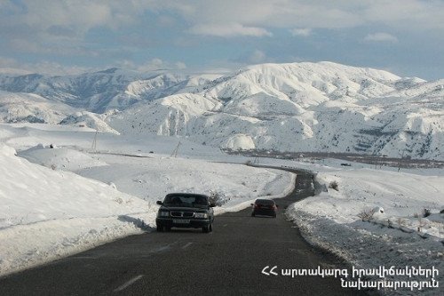 В Армении есть закрытые и труднопроходимые дороги