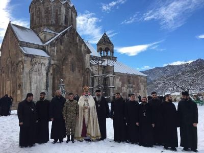 Արցախի թեմը կազմակերպեց ուխտագնացություն դեպի Գանձասարի Սուրբ Հովհաննես Մկրտիչ Եկեղեցի