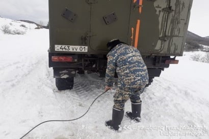 Փրկարարներն արգելափակումից դուրս են բերել 18 ավտոմեքենա, օգնություն են ցուցաբերել 13 քաղաքացու