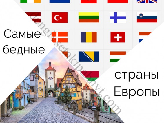 САМЫЕ БЕДНЫЕ СТРАНЫ ЕВРОПЫ