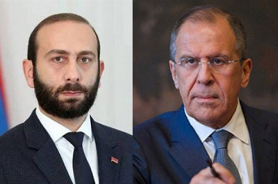 Արարատ Միրզոյանն ու Սերգեյ Լավրովը հեռախոսազրույց են ունեցել, քննարկել Երևանի և Բաքվի միջև խաղաղության պայմանագրի համաձայնեցման հեռանկարները