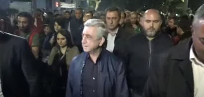 Սերժ Սարգսյանը Ֆրանսիայի հրապարակում է