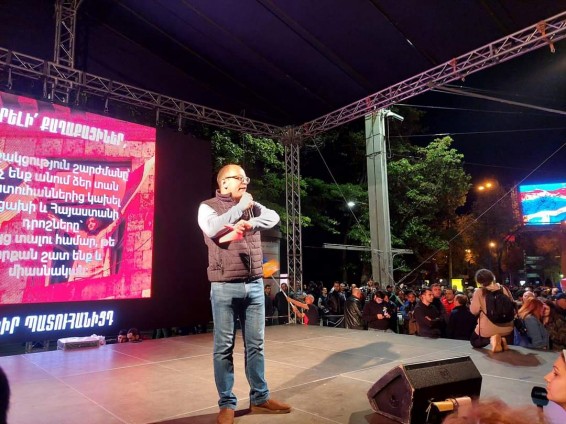 «Դիմադրություն» շարժման հանրահավաքը՝ Ֆրանսիայի հրապարակում (ուղիղ)