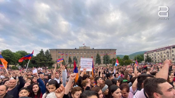 «Զարթնի՛ր, Լաո՝ հանուն Արցախի».Հանրահավաք և երթ Արցախում