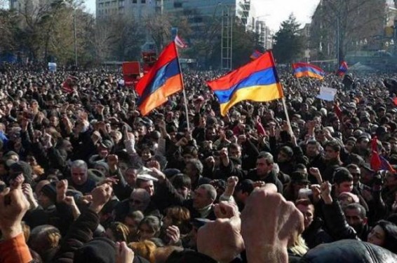 «Դիմադրություն» շարժման հանրահավաք-երթը՝ ուղիղ