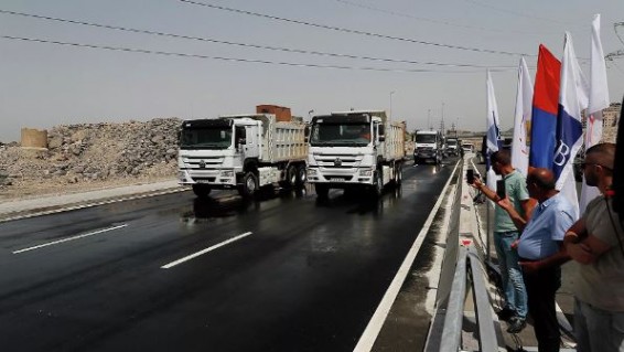 Пашинян принял участие в открытии дороги Аргаванд-Ширак в Ереване