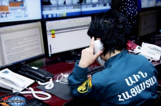 «Կովկաս» ռեստորանային համալիրի մոտակայքում ավտոմեքենան շրջվել է ու բռնկվել