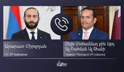 Արարատ Միրզոյանը եւ Կատարի ԱԳ նախարարը մտքեր են փոխանակել տարածաշրջանային անվտանգության շուրջ