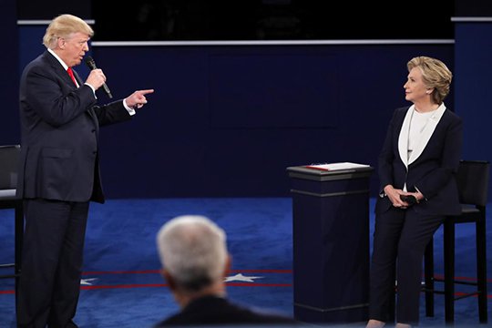 Սենթ-Լուիսում տեղի ունեցած երկրորդ բանավեճում Թրամփն ու Քլինթոնը բանավիճել են իսլամի ու ՌԴ-ի մասին