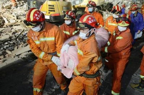 Չինաստանի արեւելքում բնակելի շինությունների փլուզման հետեւանքով զոհերի թիվը հասել է 22-ի