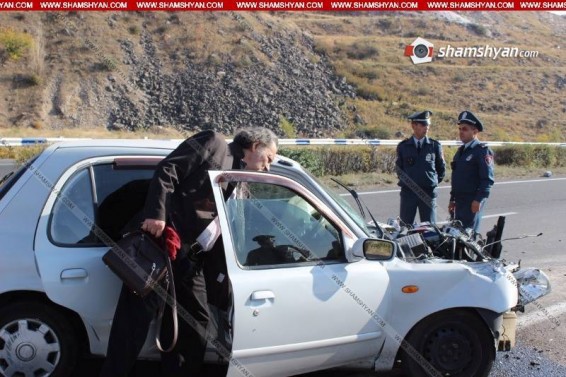 Կոտայքի մարզում ավտովթարի է ենթարկվել հայտնի սոցիոլոգ Ահարոն Ադիբեկյանի դուստրը