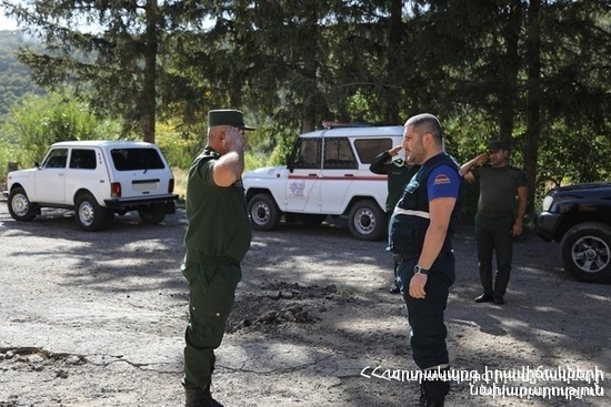 Փրկարար ծառայությունն անցնել է ուժեղացված ծառայության. ԱԻ նախարարն այցելել է Վայոց ձորի, Սյունիքի և Գեղարքունիքի մարզեր