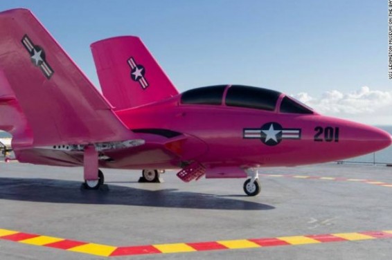 ԱՄՆ-ում վարդագույն կործանիչ են ցուցադրել