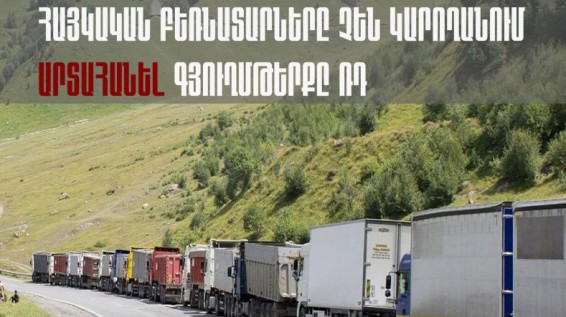 Գառնիկ Դանիելյան. Հայկական բեռնատարները արդեն օրեր շարունակ կանգ են առել Վրաստանում