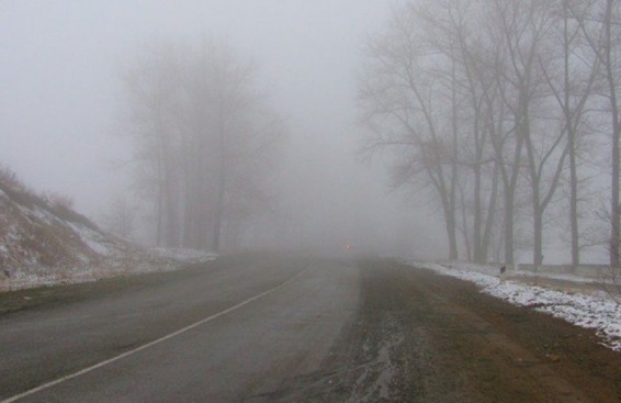 Մի շարք ավտոճանապարհներին խիտ մառախուղ է