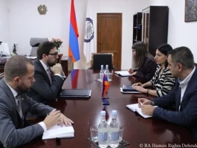 ՄԻՊ-ը Վրաստանում ՆԱՏՕ-ի կապի գրասենյակի ղեկավարին է ներկայացրել ԼՂ-ից բռնի տեղահանված անձանց իրավունքների հարցեր