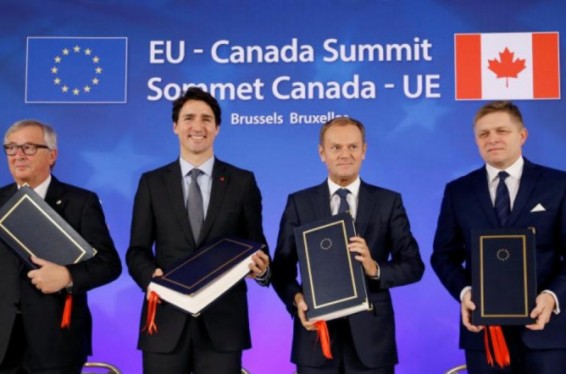 Եվրամիությունն ու Կանադան ստորագրել են առևտրատնտեսական համագործակցության համաձայնագիրը