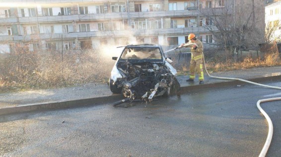 Մեքենայում հրդեհ է բռնկվել. կա տուժած