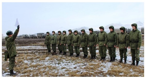 Плановая замена военнослужащих проходит на военной базе РФ в Армении