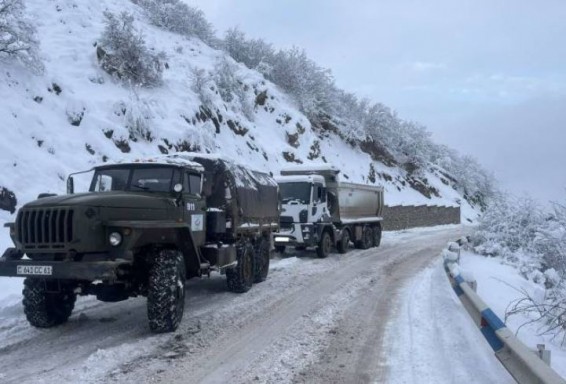 На территории Армении есть закрытые и труднопроходимые автодороги