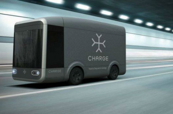 Photo . Բրիտանիայում առաքման ինքնագնաց մեքենա են ներկայացրել, որը կարելի է հավաքել 4 ժամում