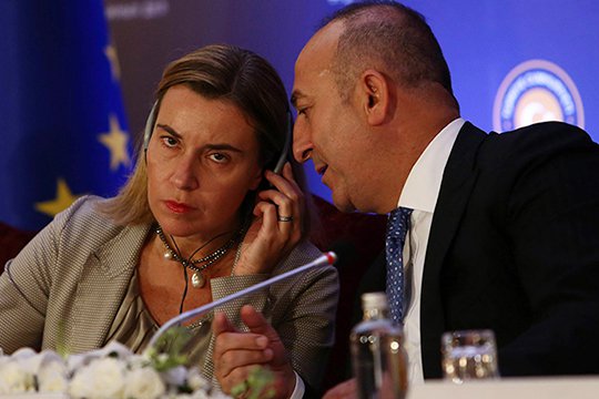 Մոգերինին Չավուշօղլուի հետ քննարկել է Թուրքիայում կատարված ձերբակալությունները