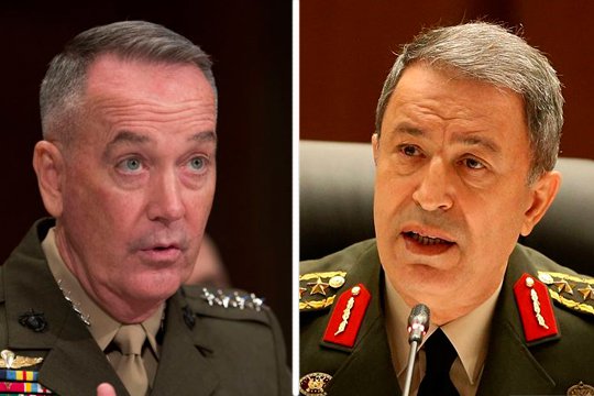 Անկարայում ԱՄՆ Գլխավոր շտաբի ղեկավարը հանդիպել է թուրք գործընկերոջ հետ