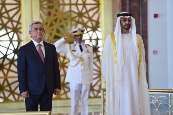 Սերժ Սարգսյանը հանդիպել է Աբու Դաբի Էմիրության թագաժառանգի հետ. ԱՄԷ-ն կինտենսիվացնի ներդրումները ՀՀ–ում