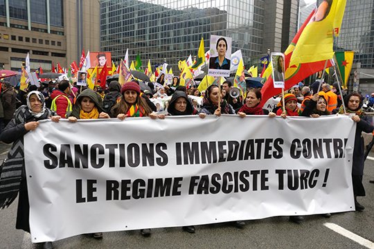 Թուրքական ընդդիմությունը բողոքի ակցիա է անցկացնում Բրյուսելում Էրդողանի դեմ