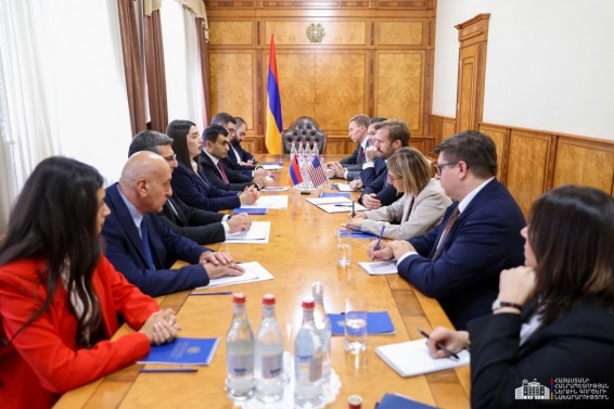 ՆԳ նախարարն ու ԱՄՆ պետքարտուղարության Եվրոպայի և Եվրասիայի բյուրոյի ղեկավարը քննարկել են «Թրամփի ուղի՝ հանուն միջազգային խաղաղության և բարգավաճման» նախագծին առնչվող հարցեր