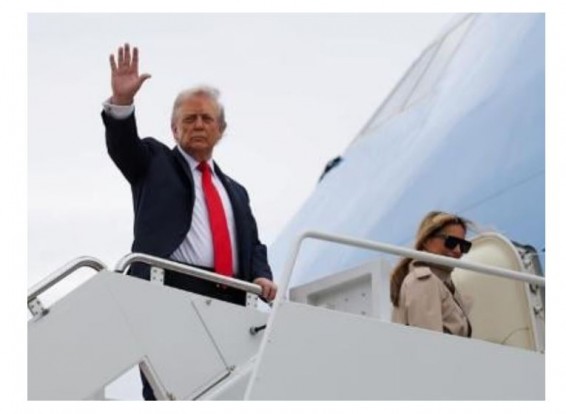 Bloomberg: самолет Трампа едва не столкнулся с пассажирским рейсом над Нью-Йорком