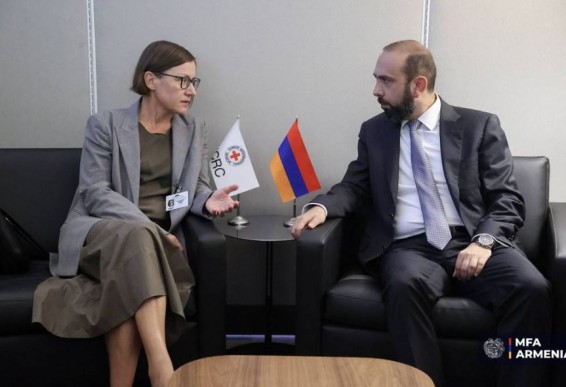Мирзоян обсудил с главой МККК вопросы освобождения удерживаемых в Азербайджане пленных армян