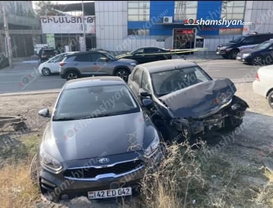 Զովունիում բախվել են «Kia Forte»-ն, «Nissan Sentra»-ն և «Renault»-ն․ կա վիրավոր