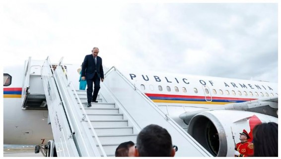 Пашинян отбыл с официальным визитом в Казахстан