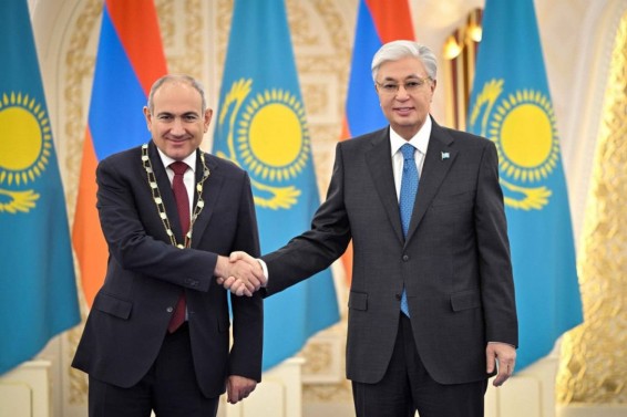 Մեծ պատիվ է Տոկաևի կողմից պարգևատրվել Ղազախստանի պետական բարձրագույն պարգևով՝ «Ոսկե արծիվ» շքանշանով. Փաշինյան