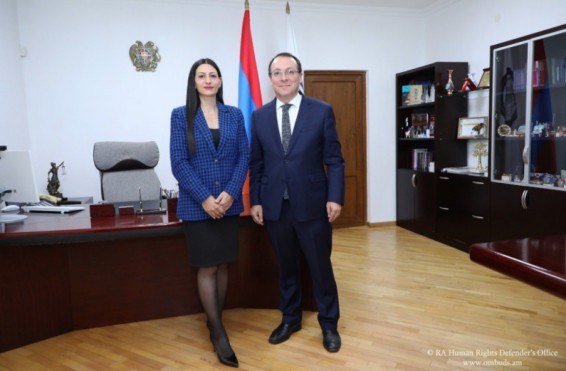 ՄԻՊ-ը ԼՂ-ից տեղահանված անձանց իրավունքների պաշտպանության հարցը քննարկել է ԵԱՀԿ ԽՎ փոխնախագահի գլխավորած պատվիրակության հետ