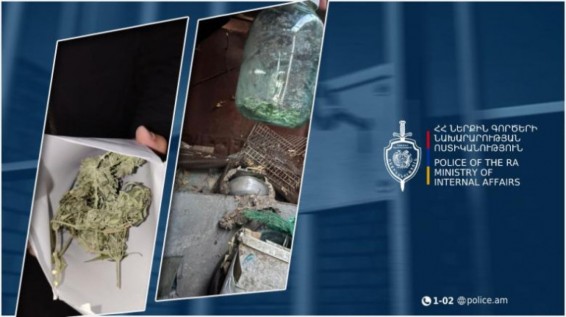 Շիրակի քրեական ոստիկանները հայտնաբերել են ապօրինի պահվող թմրամիջոցներ