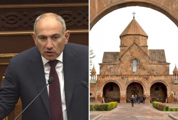 Пашинян предложил исполнять гимн Армении в церквях перед воскресными литургиями