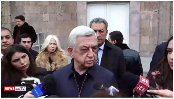 Серж Саргсян: Мы готовы к любым действиям по указанию Его Святейшества