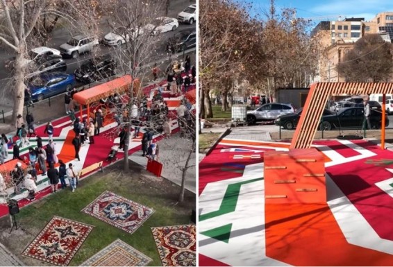 Игровой комплекс с гигантским армянским ковром 