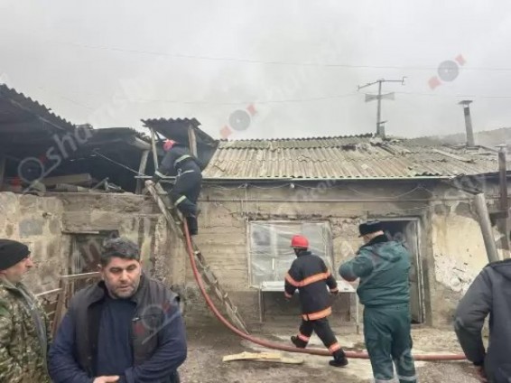 Հրդեհ՝ Շաքի գյուղում