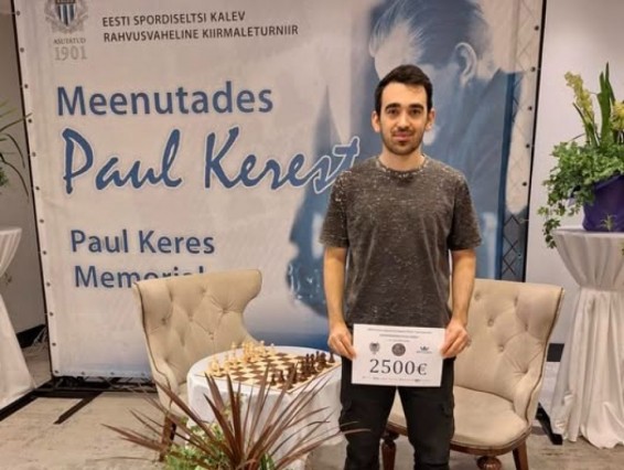 Հայկ Մարտիրոսյանը հաղթել է Տալլինում անցկացված «Remembering Paul Keres» արագ շախմատի մրցաշարում