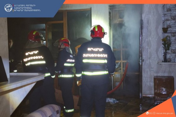 Հրդեհ՝ Իսակովի պողոտայում գտնվող կահույքի պարագաների խանութում