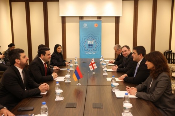 Ալեն Սիմոնյանը հանդիպել է Վրաստանի խորհրդարանի նախագահի հետ