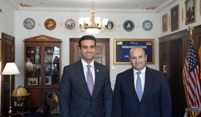 Դեսպան Մկրտչյանը հյուրընկալվել է Կոնգրեսի անդամ Աբե Համադեհին