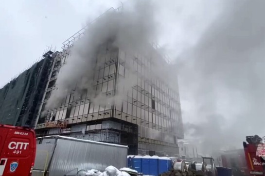 Հրդեհ՝ Մոսկվայի հյուսիսում կառուցվող շենքում. 7 մարդ զոհվել է